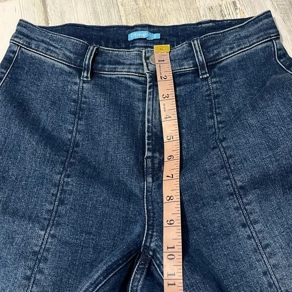 J. McLaughlin Rainey Stretch Straight Leg Slit Front Jeans Size 2 - Picture 10 of 13